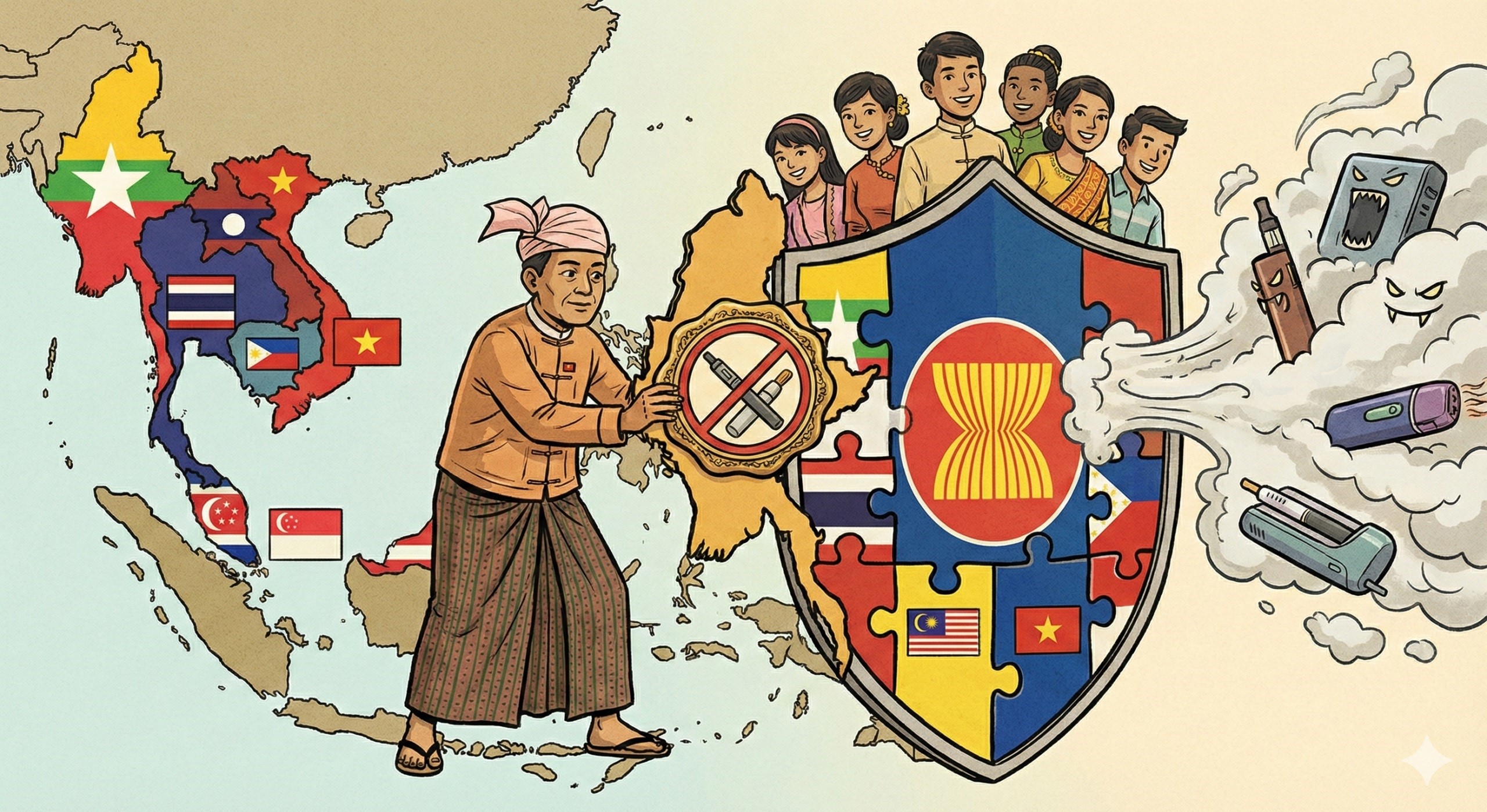 Myanmar Is Eighth ASEAN Country to Ban E-Cigarettes, Strengthening Regional Momentum